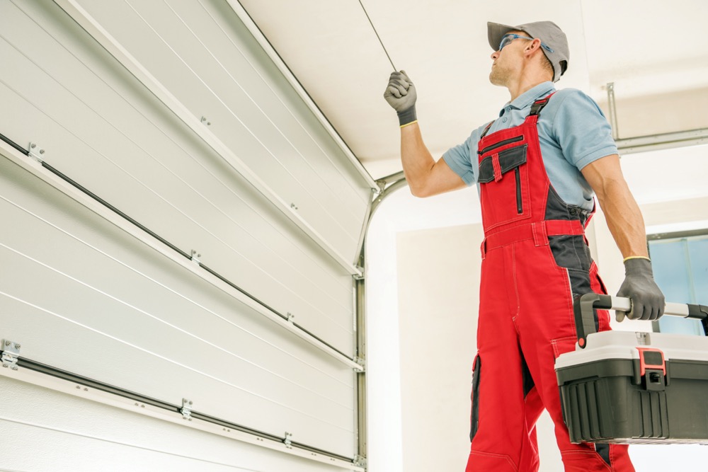 new residential garage door installation
